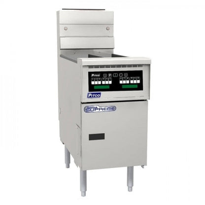 Pitco SG14S-C-FR Single Gas Fryer Bank w/ Filter Ready Mattys