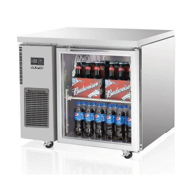 Skipio SGR9-1 Undercounter Glass Door Fridge 179L Mattys