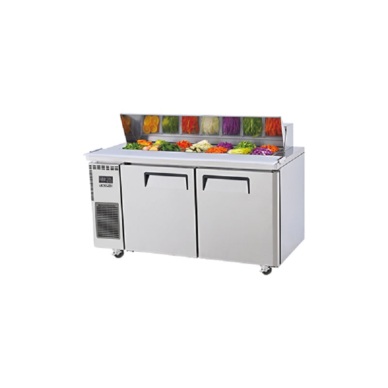 Skipio Salad Side Prep Table With Hood Lid - 420L - SHR15-2 Mattys