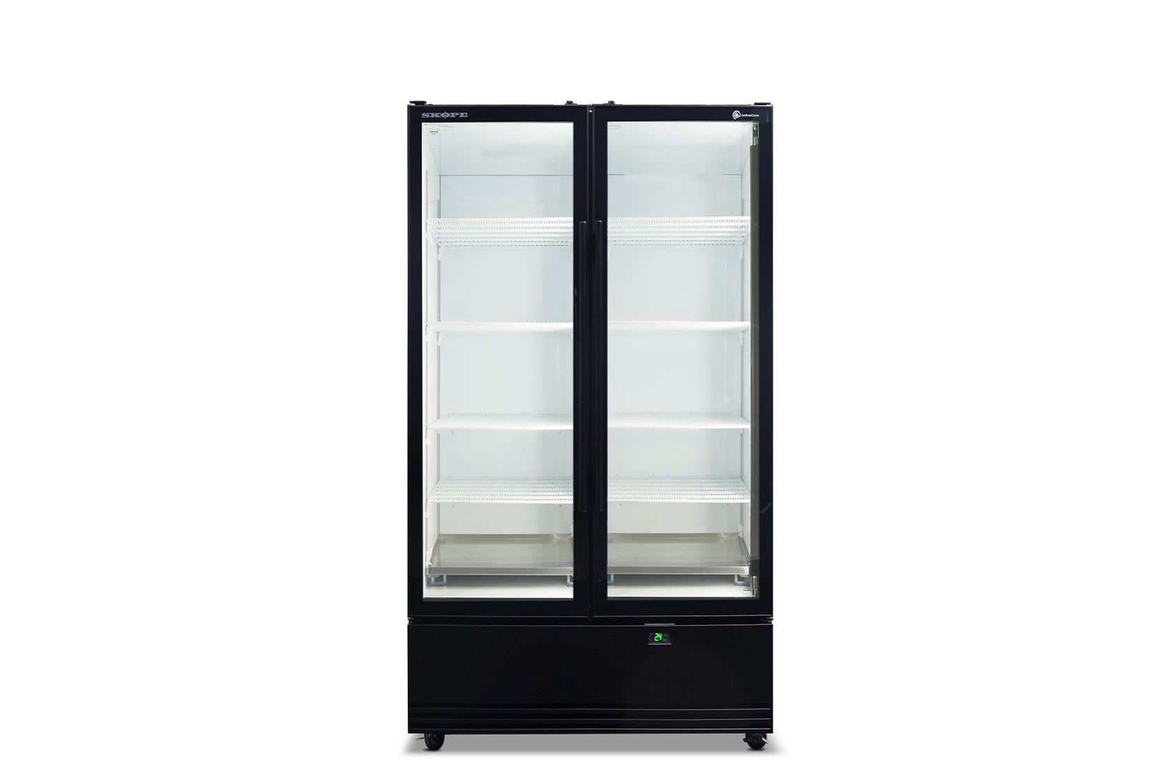 SKOPE ActiveCore SKB 2 Door Upright Display or Storage Fridge SKB900N-A-WB - White/Black SKOPE