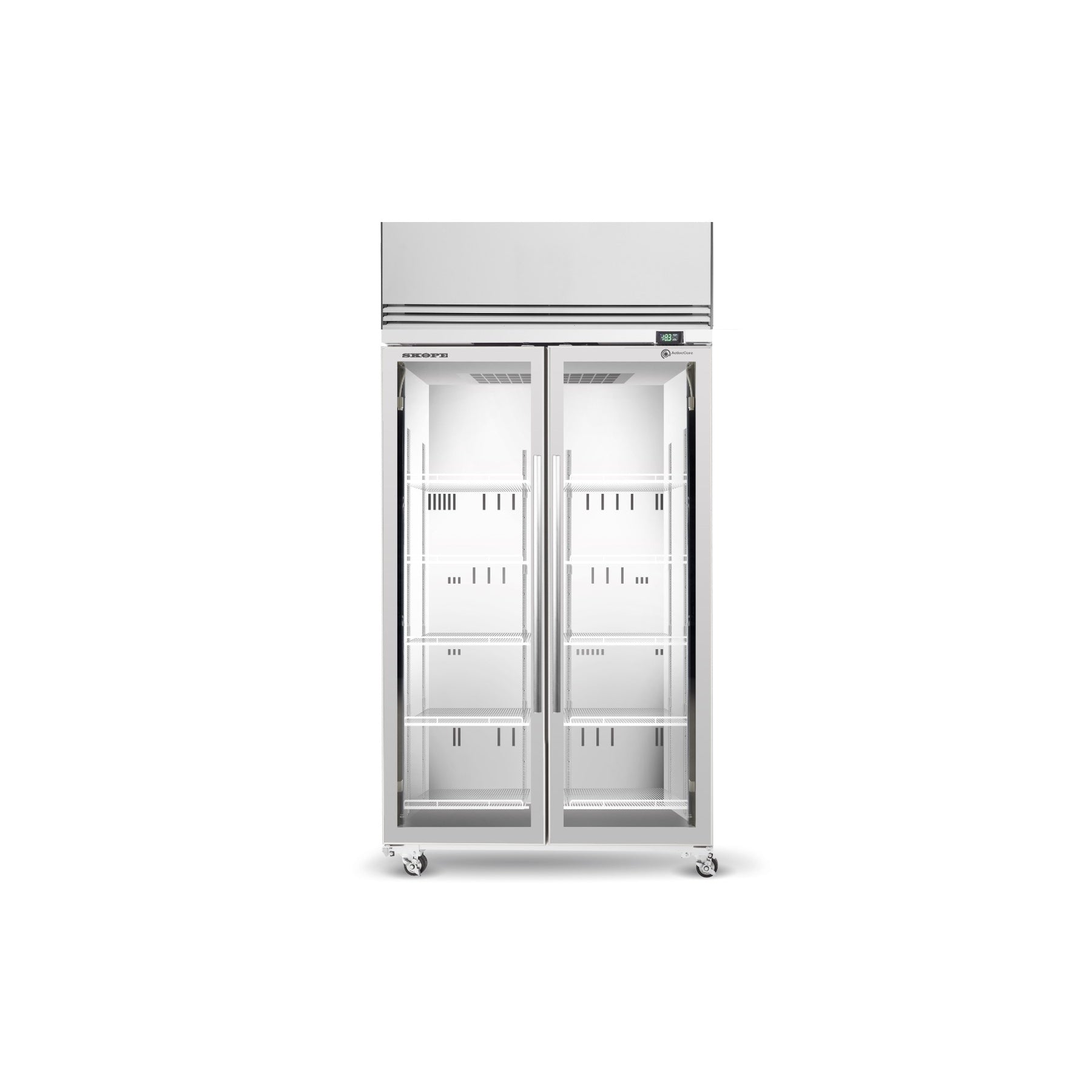 Skope SKFT1000N-AC SKFT Activecore 2 Glass Door Upright Display or Storage Freezer, Lit Sign Mattys