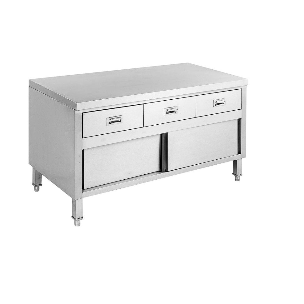 F.E.D. Modular systems SKTD6-1500 Bench Cabinet with 3 Drawers & Doors Mattys