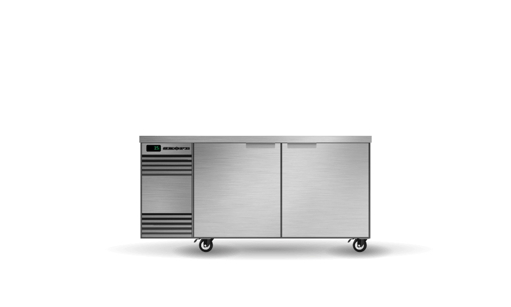 SKOPE | BackBar 2 Solid Swing Door SlimLine Fridge | SL.2.SSW SKOPE