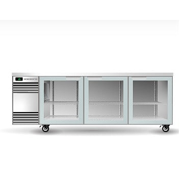 Skope BackBar N SL.3.GSW 3 Glass Swing Door SlimLine Fridge Mattys