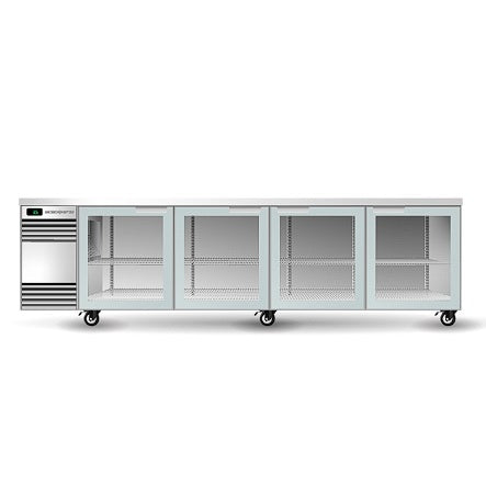 Skope BackBar N SL.4.GSW 4 Glass Swing Door SlimLine Fridge Mattys