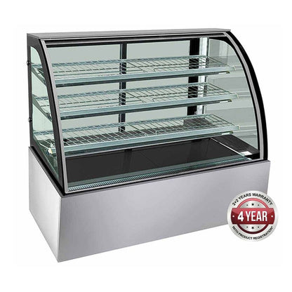 F.E.D. Bonvue SL840 Chilled Curved Glass Food Display - 1200mm Mattys