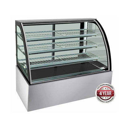 F.E.D. Bonvue SL860 Chilled Curved Glass Food Display - 1800mm Mattys