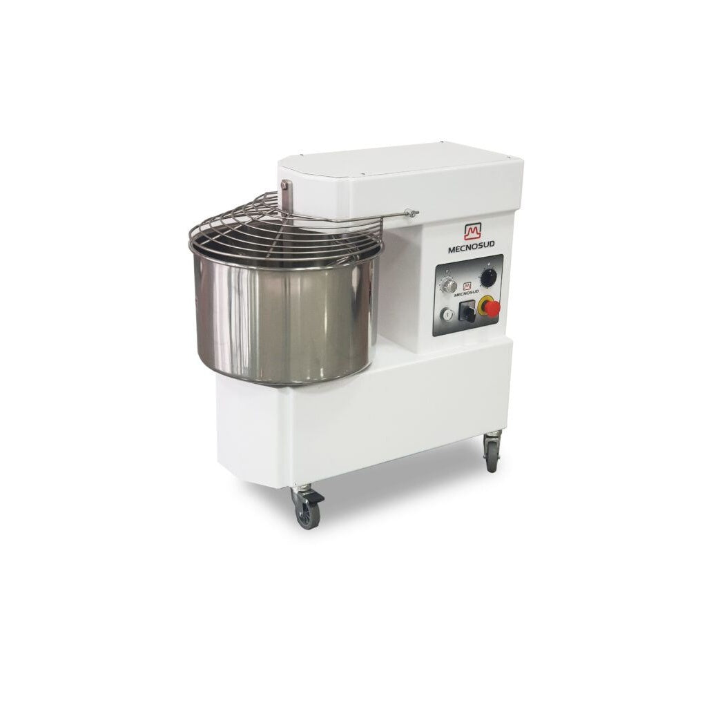 Mecnosud SMM2244 Single Phase Variable Speed Fixed Head Fixed Bowl Spiral Mixer 50lt Mattys