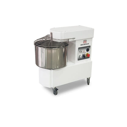 Mecnosud SMM2244 Single Phase Variable Speed Fixed Head Fixed Bowl Spiral Mixer 50lt Mattys