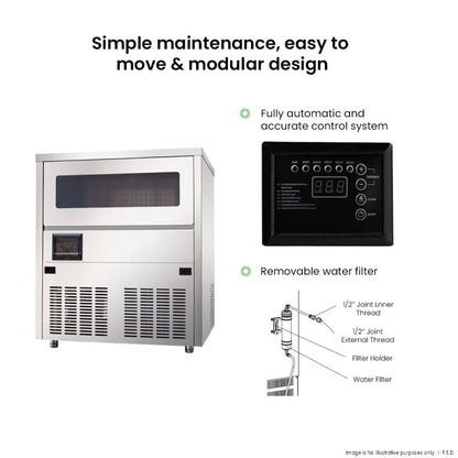 Blizzard Professional Ice Maker - SN-80C Blizzard Icemakers