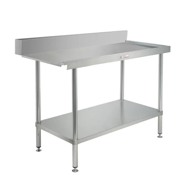 Simply Stainless SS07.7.1200R Right Hand Dishwasher Outlet Bench (700 Series) - 1200mm Simply Stainless