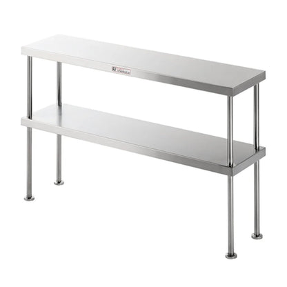Simply Stainless SS13.1200 Double Tier Bench Over-Shelf - 1200mm Mattys