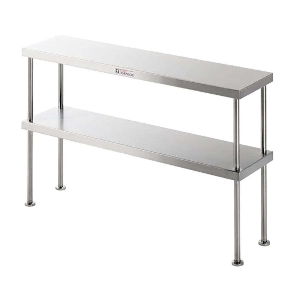Simply Stainless SS13.1800 Double Tier Bench Over-Shelf - 1800mm Mattys