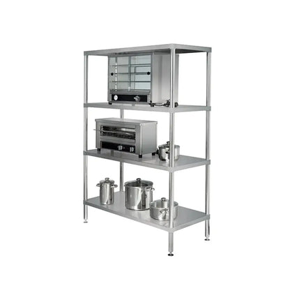Simply Stainless SS17.0900SS Adjustable 4 Tier Shelving - 900Mm Simply Stainless