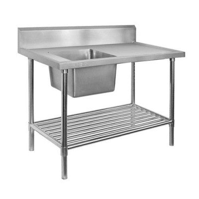 F.E.D. Modular systems SSB6-1200L/A Single Left Sink Bench & Pot Undershelf Mattys