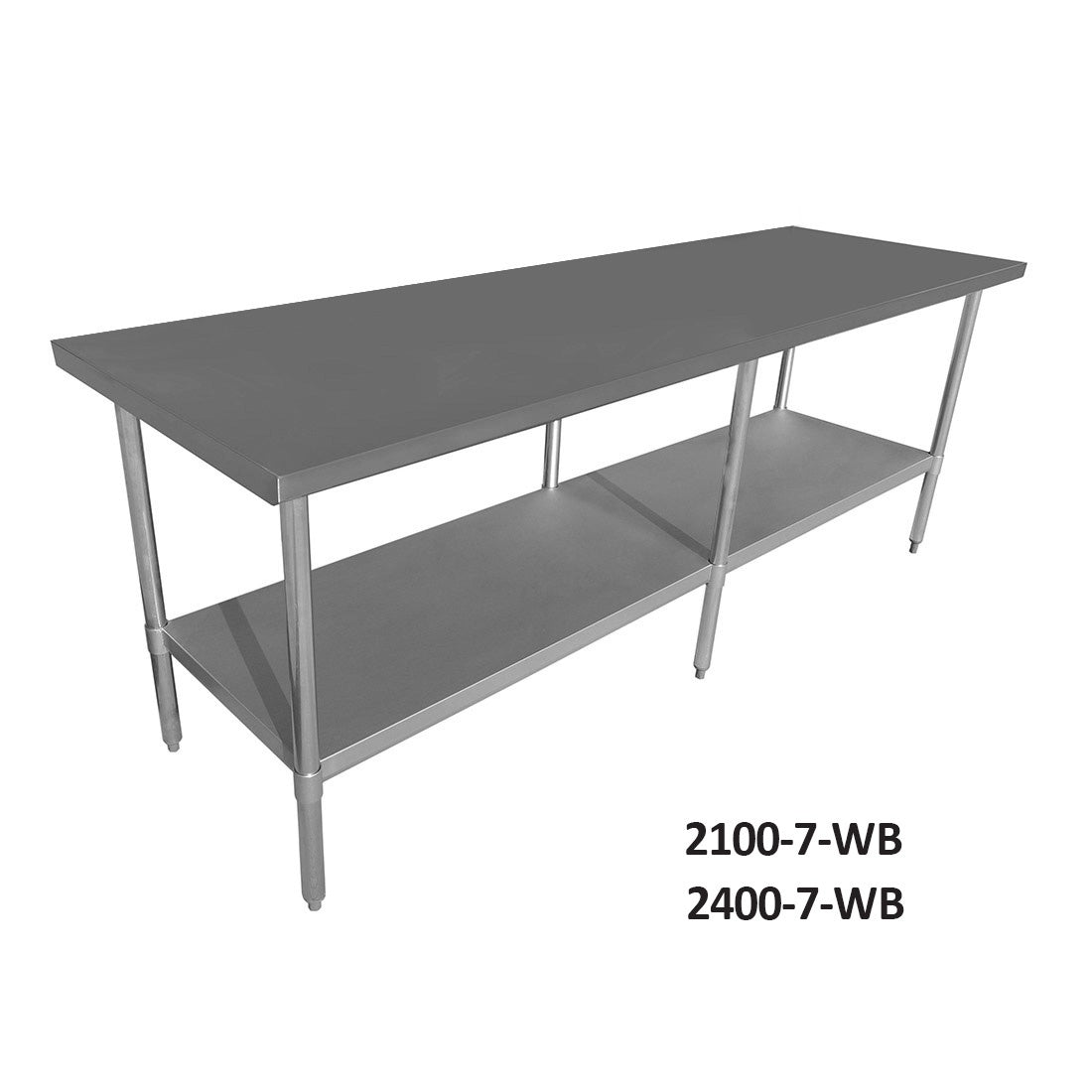 Economic 304 Grade Stainless Steel Tables 700 Deep - SSTable7-EC Mattys