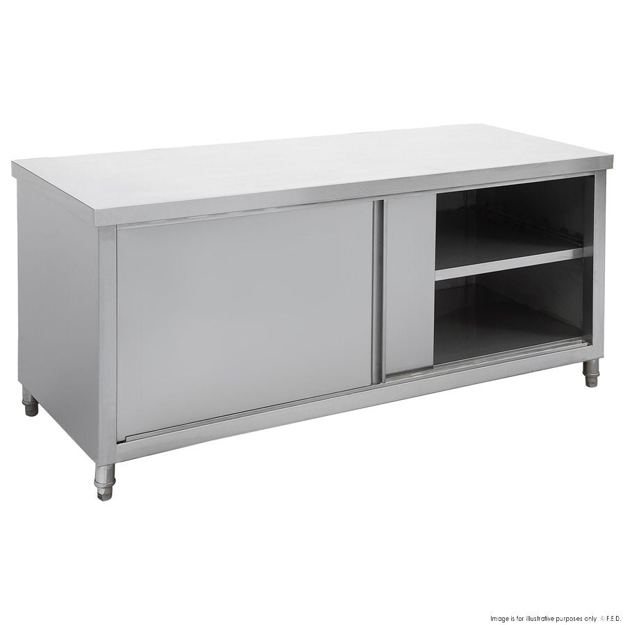 F.E.D. Modular Systems STHT6-1500-H Kitchen Tidy Pass-Thru Workbench Cabinet 1500mm Mattys