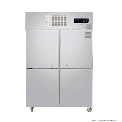 F.E.D. Temperate Thermaster 4 x 1/2 Doors S/Steel Upright Fridge - SUC1000 Mattys