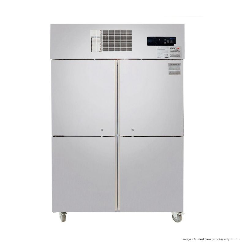 FED Temperate Thermaster TROPICAL Thermaster 4 x door SS Freezer - SUF1000 Mattys