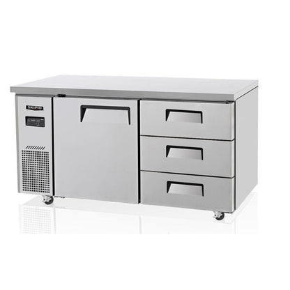 Refrigeration Skipio SUR15-3D-3 Underbench Drawer Fridge - 425L - SUR153D3 Mattys