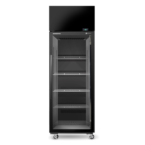 SKOPE | ActiveCore SKT 1 Door Upright Display or Storage Fridge | SKT650N-A-B - Black SKOPE