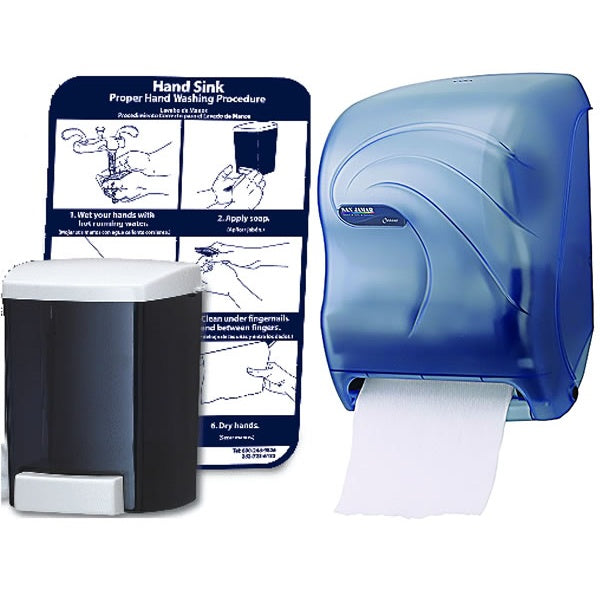 Cleaning Products San Jamar Hand Washing Station Combo - T1430TBL Mattys