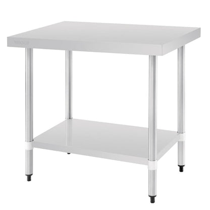 Shelving Vogue Stainless Steel Prep Table 900mm - T375 Vogue