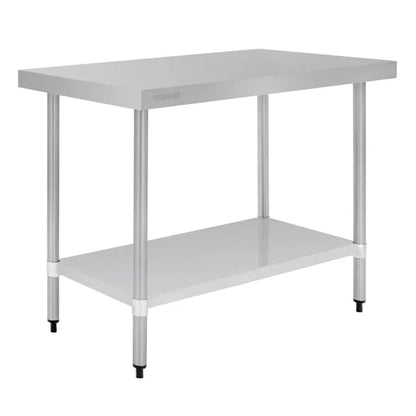 Shelving Vogue Stainless Steel Prep Table 1200mm - T376 Vogue