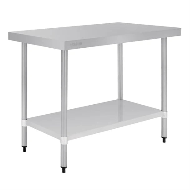 Shelving Vogue Stainless Steel Prep Table 1200mm - T376 Vogue