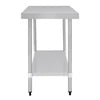 Shelving Vogue Stainless Steel Prep Table 1200mm - T376 Vogue