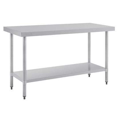 Shelving Vogue Stainless Steel Prep Table 1500mm - T377 Vogue
