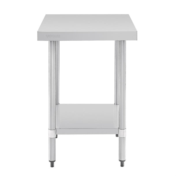 Shelving Vogue Stainless Steel Prep Table 600mm - T389 Vogue