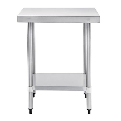 Shelving Vogue Stainless Steel Prep Table 600mm - T389 Vogue
