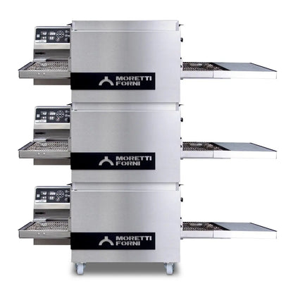 Moretti Forni T64E/3 S Triple Deck Top Conveyor Oven on Stand Mattys
