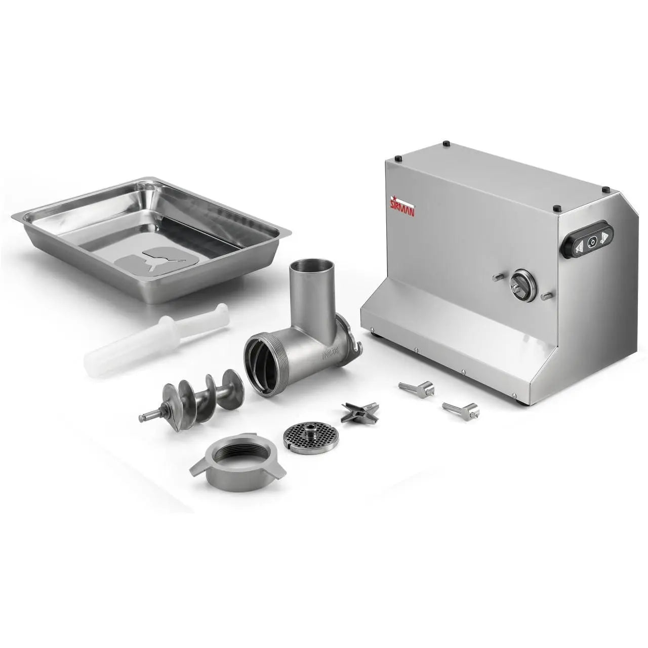 Sirman TC 32 Colorado Heavy Duty Single Phase Meat Mincer, With Compatibility For Format M Hamburger Mould Mattys
