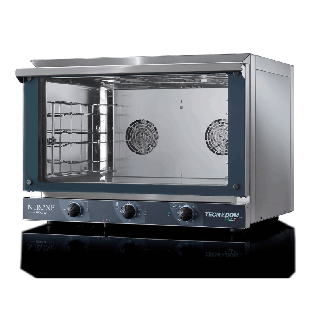 Tecnodom Nerone EKO 600x400 Tray Convection Oven with Grill - TDE-3BG Tecnodom