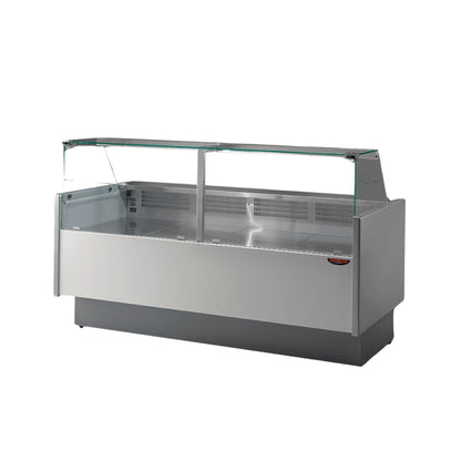 Tecnodom Serie MR9.5 2000mm Wide Deli Display with Storage and Castors - TDMR-0920 Tecnodom