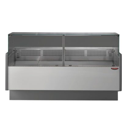 Tecnodom Serie MR9.5 2000mm Wide Deli Display with Storage and Castors - TDMR-0920 Tecnodom