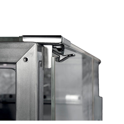 Tecnodom Serie MR9.5 Silver 2480mm Wide Deli Display with Storage and Castors TDMR-0925 Tecnodom