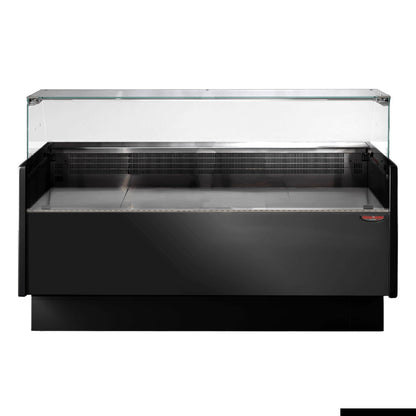F.E.D Tecnodom -TDMR-0815B Serie MR80 Black 1520mm Wide Deli Display with Storage and Castors Mattys