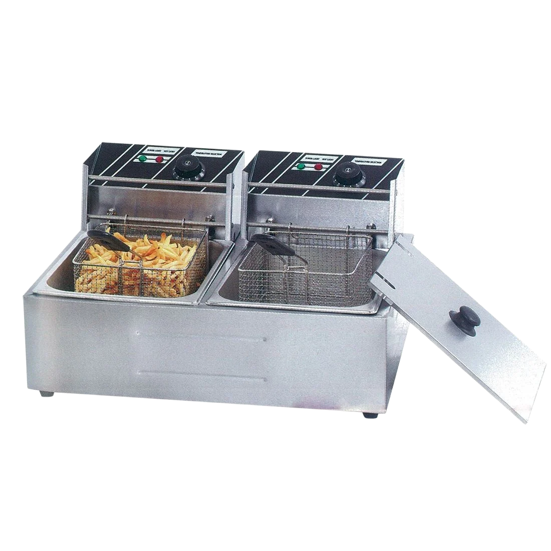 Bench Top Fryers F.E.D. Benchstar Double Tank Electric Fryer  TEF82KW Mattys