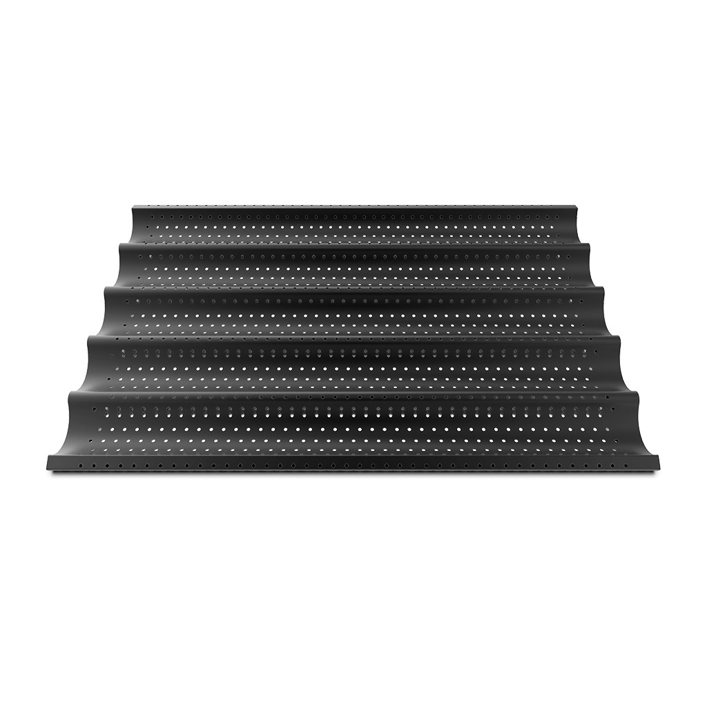 UNOX FORO.BAGUETTE BLACK (TG435) — an oven tray or grid accessory for commercial ovens, supplied by Matty's.