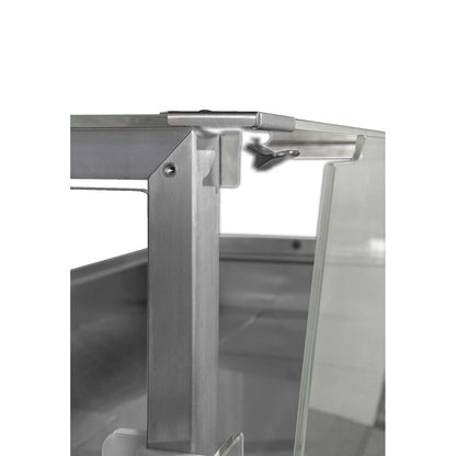 TMDR-0920B Series MR 2000mm Wide Deli Display with Storage and Castors Tecnodom