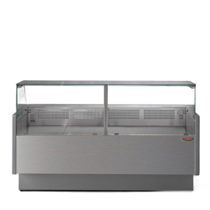 TMDR-0920B Series MR 2000mm Wide Deli Display with Storage and Castors Tecnodom