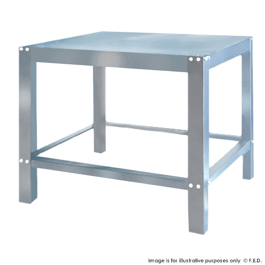 F.E.D. Baker Max TP-2-1-S Stainless Steel Stand