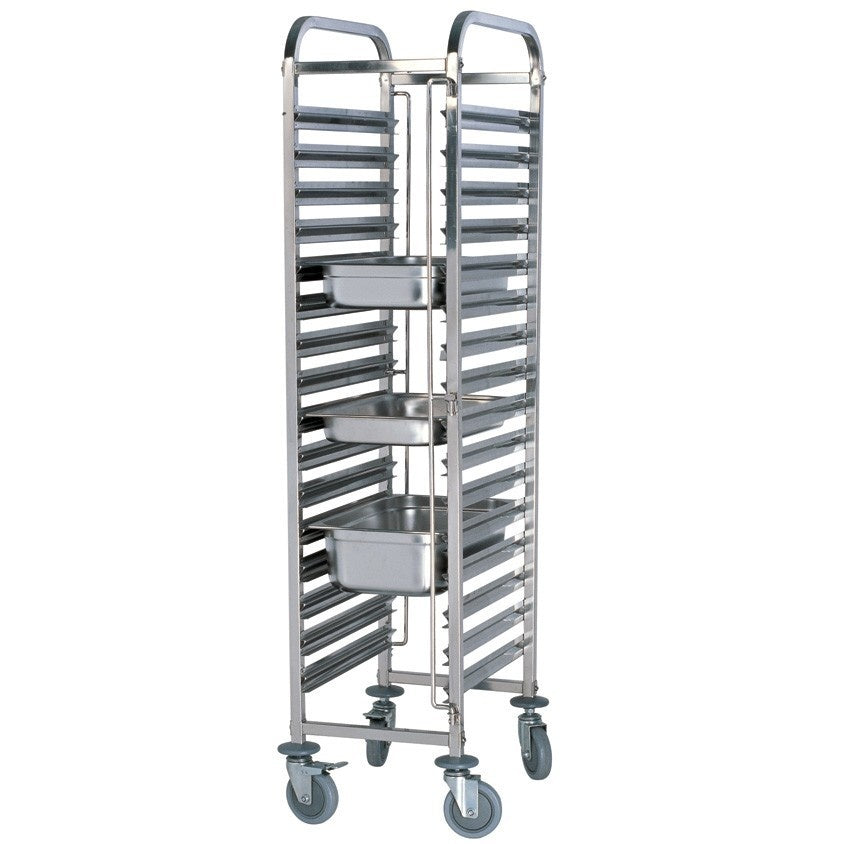 Stainless Steel 15 Tier GN Trolley Mattys