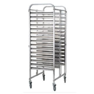 Stainless Steel 2 X 15 Tier GN Trolley Mattys