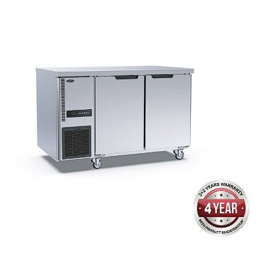 F.E.D. Temperate Thermaster TS1200TN Stainless Steel Double Door Workbench Fridge Mattys