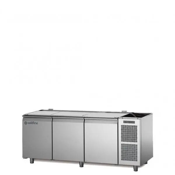 Coldline TS17/1MJ Three Door Pastry Counter Fridge Mattys