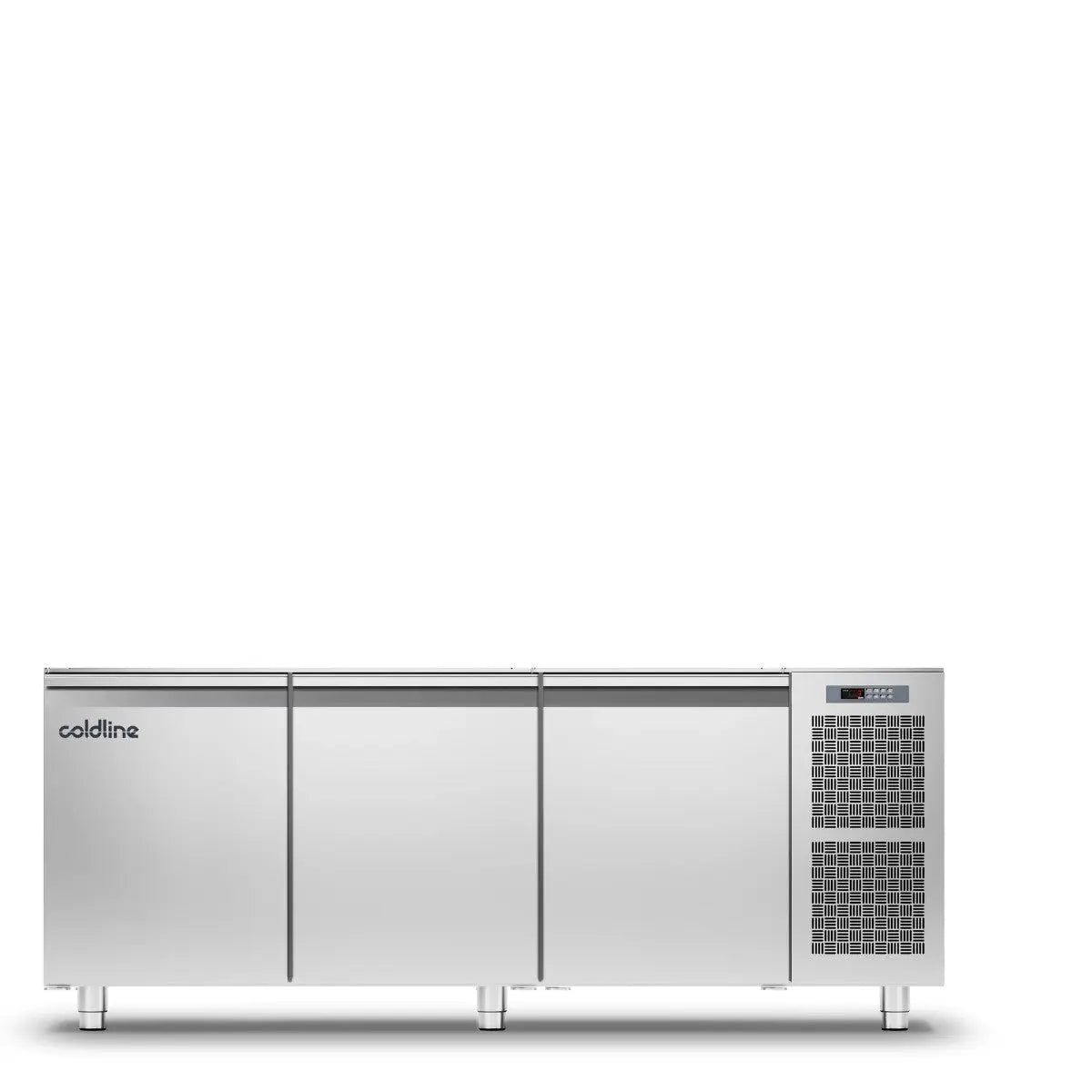 Coldline TZS17/1MC - 3 Door 7 Drawers Prep Bench - Without Top Mattys